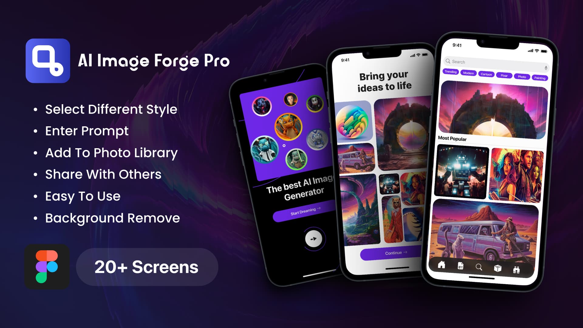 Screenshot of Image Generator App